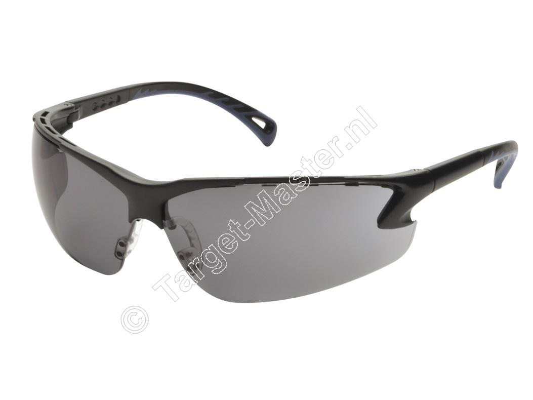 ASG Black Lens Protective Glasses with Adjustable Temples